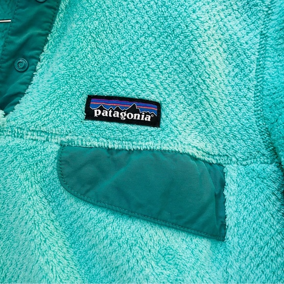 PATAGONIA Re-Tool Snap- T Pullover Fleece Mogul Teal Green size S - Picture 11 of 14